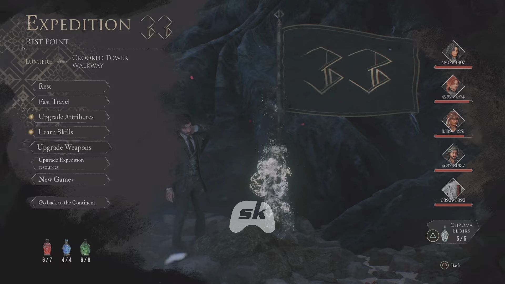The mode should be below Upgrade Expedition resources (Image via Sportskeeda Gaming || Kepler Interactive)